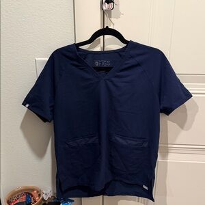 Figs Men's Deep Blue Short Sleeve Tee